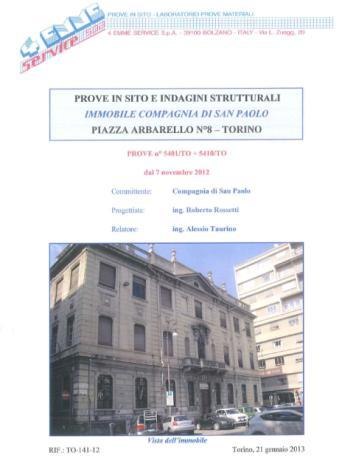 ESUSTIVE (LC3) X X X COSTRUZIONI IN CALCESTRUZZO ARMATO O ACCIAIO Rilievo per poter sviluppare un modello numerico Dettagli