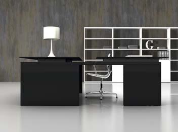 A volumes and surfaces play in black and white for the executive