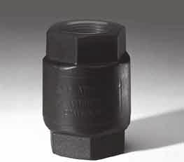 Valvole di ritegno Check Valves Amita VALVOLE DI RITEGNO IN PLASTICA PLASTIC CHECK VALVES CORPO VALVOLA: NYLON 66 STABILIZZATO E FIBRE DI VETRO 30% OTTURATORE E MOLLA: A C C I A I O I N O X AISI 316