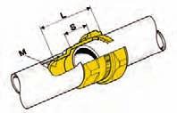 La tenuta meccanica dell accoppiamento con il tubo è garantita dall anello conico inox che incide, griffandolo, l acciaio del tubo.