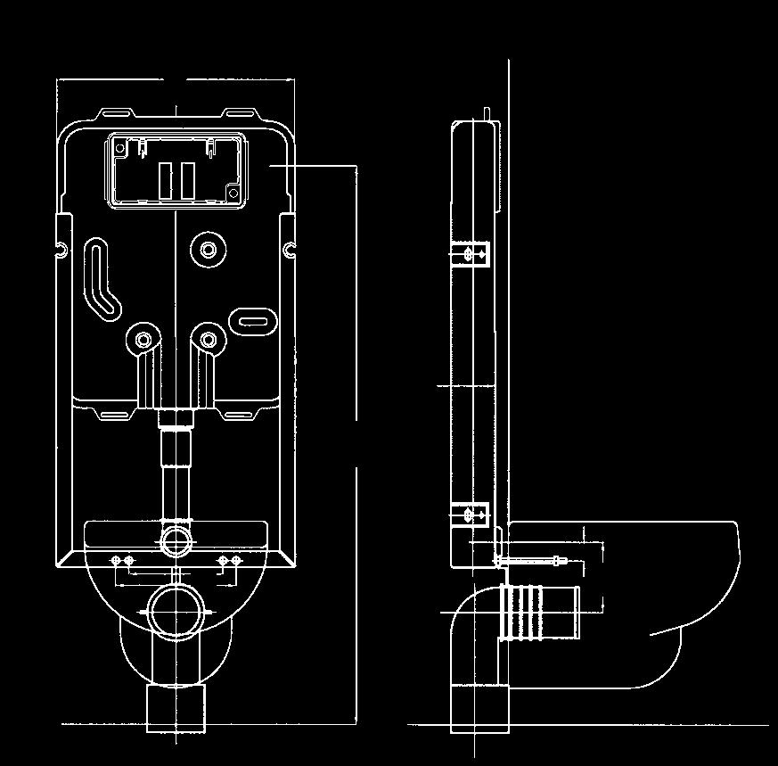 HIDROFIX LINE Modulo integrato per l installazione di sanitari sospesi con pareti in muratura. Integrated module for the installation of wall hung sanitaries in brick walls.