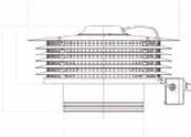 7.VENTILATORI INTERRUTTORE RETE DI PROTEZIONE ANTIVOLATILE 151 Interruttore ON/OFF IP55 Incorporato CARATTERISTICHE TECNICHE Codice Modello Rete di protezione antivolatile in acciaio zincato