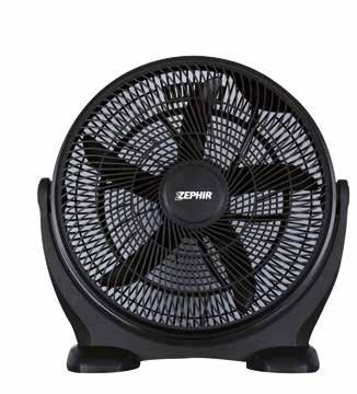 ZBF03CM Ventilatore ad alta velocità Dimensione pale 30 cm 3 velocità Potenza 50W Griglia frontale con