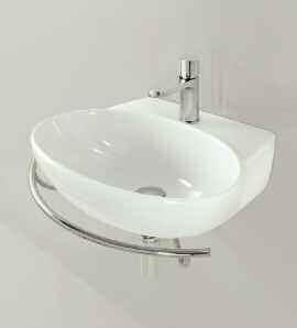 CLA 200/90 CLA 200/90 90x50 wall hung washbasin without hole.