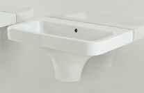 Lavabo cm 70x48 in appoggio su mensola