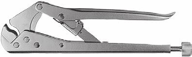 329.150 Pinza piegaplacche da 2.4 a 4.0, lunghezza 230 mm 314.