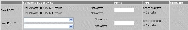 XF-DECTplus CONFIGURAZIONE DELLA BASE XF-DECTPLUS Registrazione sul Sistema XF Programmazione Dopo aver fisicamente collegato la base XF-DECTplus al Sistema XF, quest ultimo riconoscerà