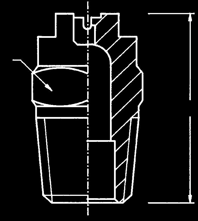 Su specifica richiesta può essere montato internamente uno stabilizzatore di getto che elimina la turbolenza del liquido e garantisce la compattezza dello spruzzo.