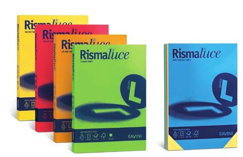 Carta colorata RISMALUCE - RISMACQUA Carta in colori resistenti alla luce e all acqua.