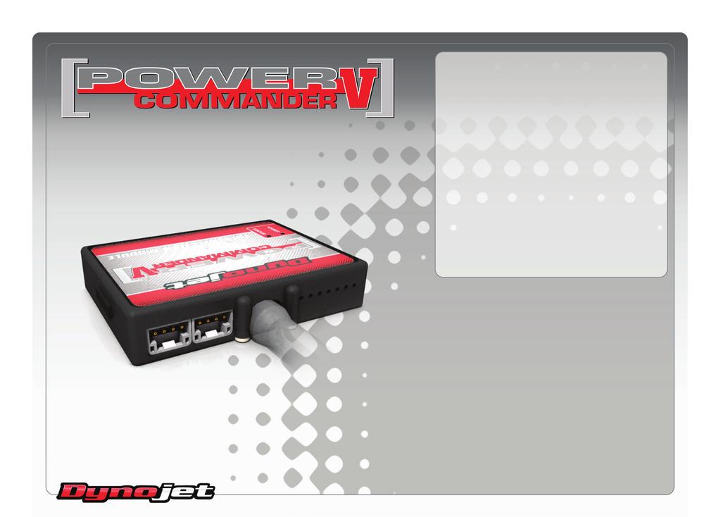 Lista delle Parti Buell 1125 08-09 Istruzioni di Installazione 1 Power Commander 1 Cavo USB 1 CD-Rom 1 Guida Installazione 2 Adesivi Power Commander 2 Adesivi Dynojet 2 Striscia di Velcro 1 Salvietta