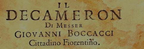 fanciulle e 3 uomini fiorentini per sfuggire alla pestilenza si rifugiano in una villa sulle colline nei pressi di Firenze Le novelle