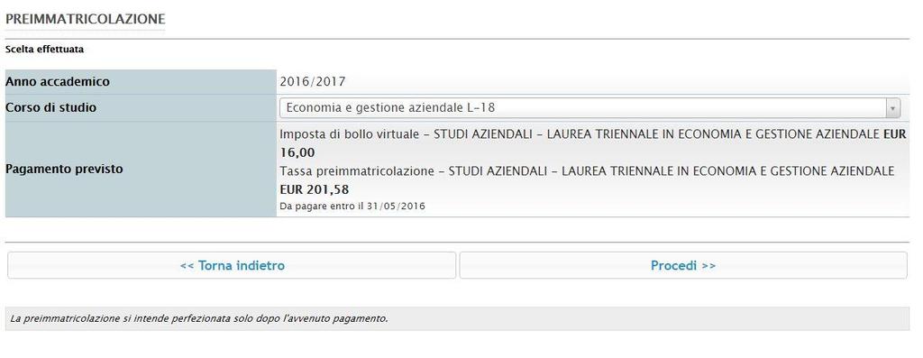 iscrizioni, test di ingresso, tasse e pagamenti