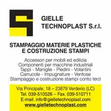 Elenco merceologico Product and service list Stampi per pressofusioni 123 DI.GI.EMME srl Carugo (CO) Stampi per articoli tecnici. www.digiemme.