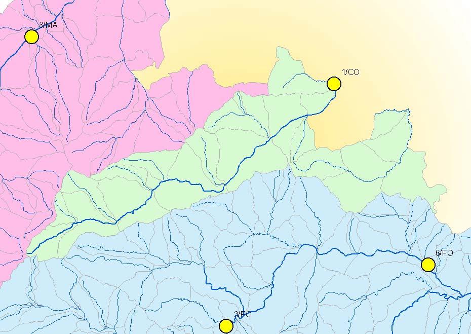 ANNI 1997-2002 AGENZIA Conca Il Fiume Conca e un bacino interregionale, che nasce dal monte