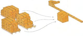 1. Miscelazione in cantiere Il mattone deve essere prelevato da almeno tre pacchi contemporane amente. La mescolatura è necessaria per ottenere un buon risultato estetico.