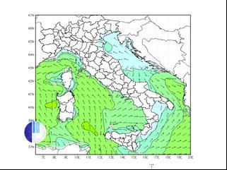 http://ccmmma.uniparthenope.it/?q=forecast/wave Un sistema analogo è da qualche tempo in servizio presso l'ispra http://www.isprambiente.gov.it/pre_mare/coastal_system/maps/first.