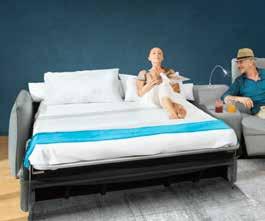 Configurazioni: posti, posti, posti con chaise-longue con contenitore, posti con letto e materasso Greenflex in Memory Foam da