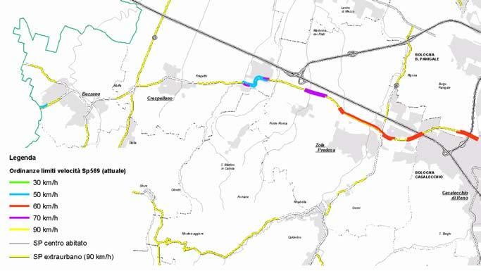 REVISIONE DEI LIMITI DI VELOCITA Sezione 5/3 SP 569