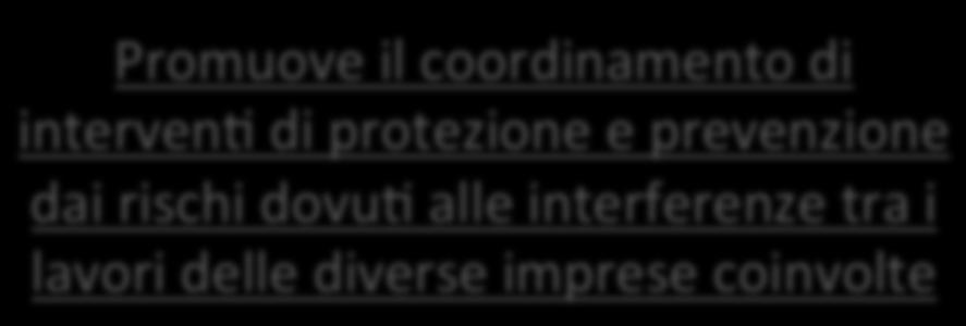 dai rischi dovuk alle interferenze tra i lavori delle