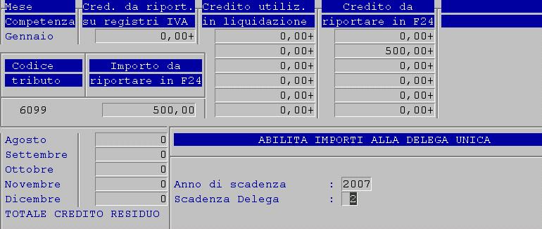 Avvertenza: Si precisa che solo per le aziende in multiattività art.