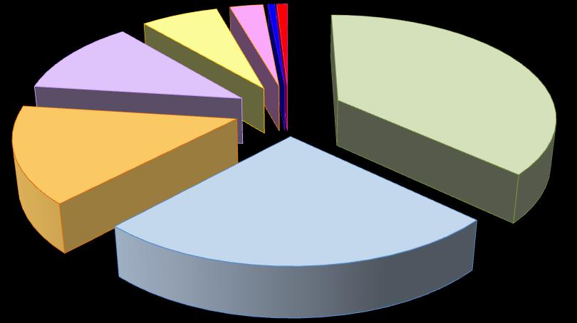 DIMENSIONE ENTI BENEFICIARI COMPARTO SCUOLA GRAFICO 3. VALORI IN PERCENTUALE 2,92% 0,58% 0,93% 11,82% 6,79% 37% da 1 a 10 lav. da 11 a 25 lav. da 26 a 50 lav. 14,98% da 51 a 100 lav. da 101 a 250 lav.