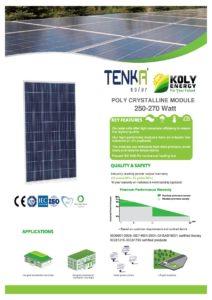 TENKA Solar Modulo Corea sconti fino al 20% per commesse