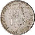 1859 D/Testa nuda  1859 R/Stemma coronato