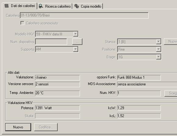 Acquisizione automatica del codice del dispositivo e delle chiavi di