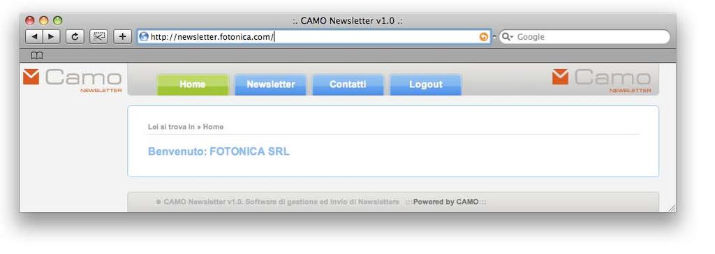 il software per l e-mail marketing ideato da Fotonica La soluzione per gestire autonomamente il marketing e la comunicazione on line, permette la creazione di campagne di comunicazione rapide,