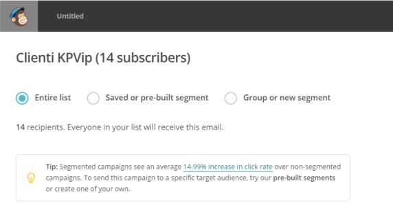 COME CREARE UNA NEWSLETTER Dal menu principale vai su CAMPAIGNS e poi su CREATE CAMPAIGN.