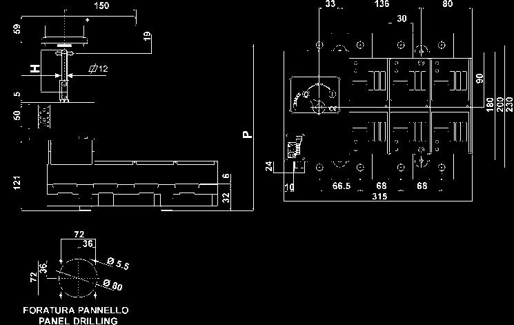 Dimensioni Dimensions VC4F BA