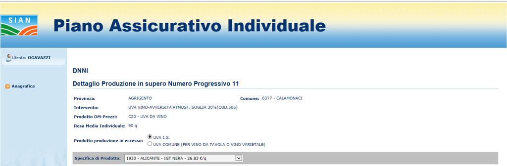 24-33 Figura 26 Le superifici non vengono richieste perche devono essere le medesime della D.O.