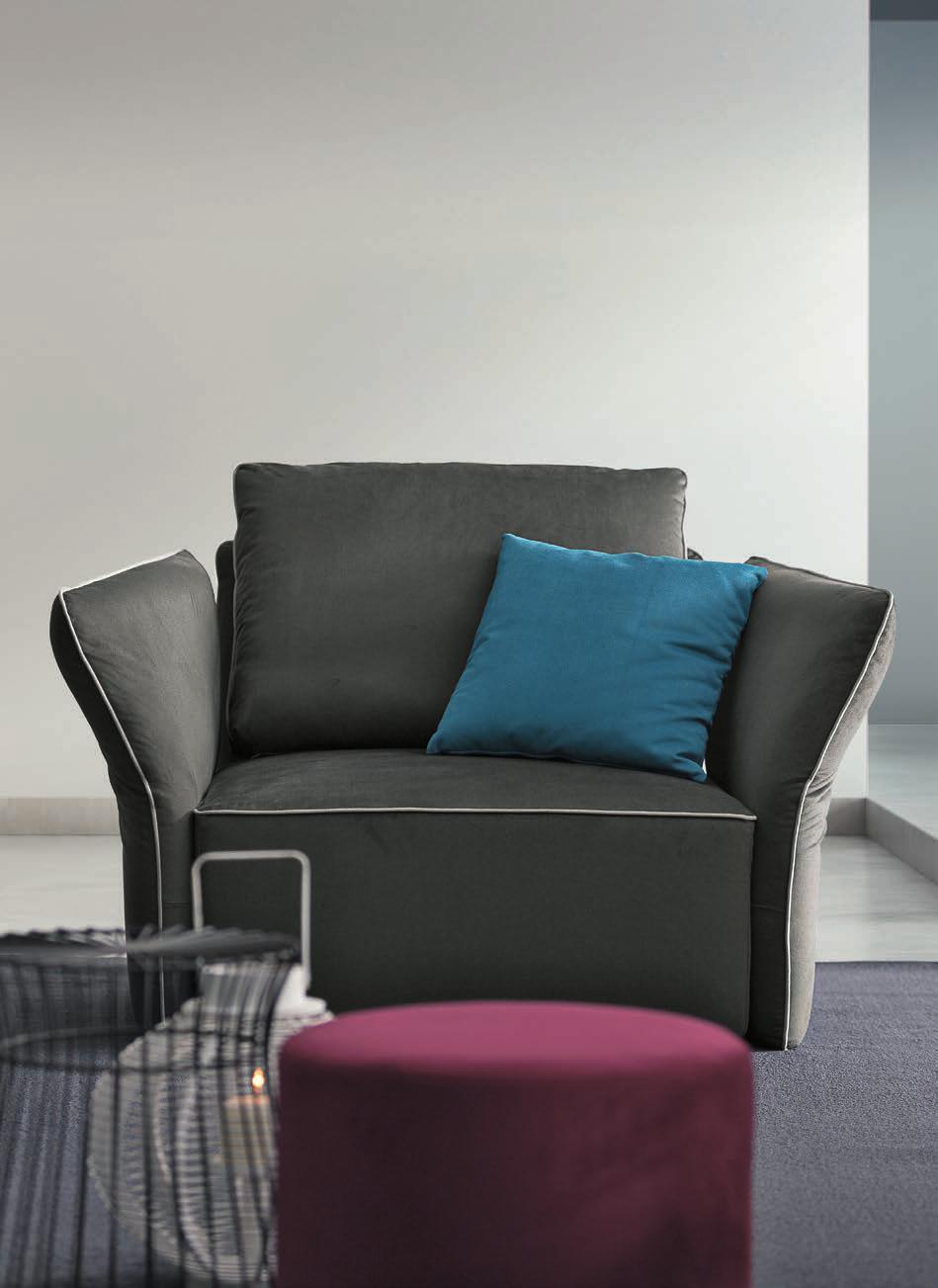 02.FLEX POLTRONA armchair RIVESTIMENTO covering TESSUTO fabric ARTICOLO type RV26AP