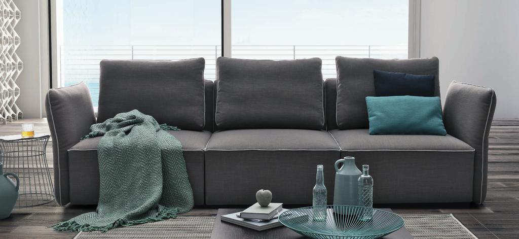 03.FLEX DIVANO sofa RIVESTIMENTO covering TESSUTO fabric ARTICOLO type RV12MN MENIR
