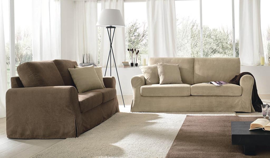 02.ROMEO DIVANO sofa RIVESTIMENTO covering TESSUTO fabric ARTICOLO type RV26GR GORDON COLORE colour 0007 BEIGE