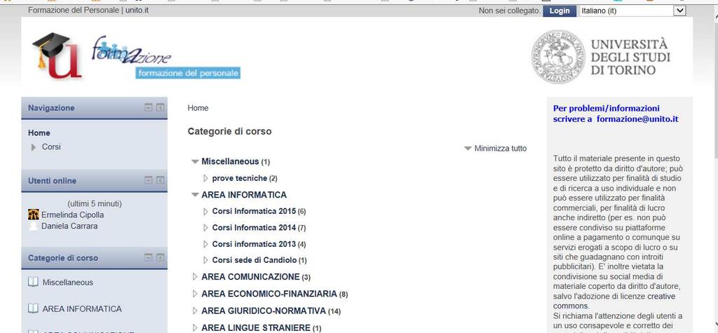 10 cpta UNIVERSITÀ DEGLI STUDI DI TORINO http://elearning.moodle2.unito.