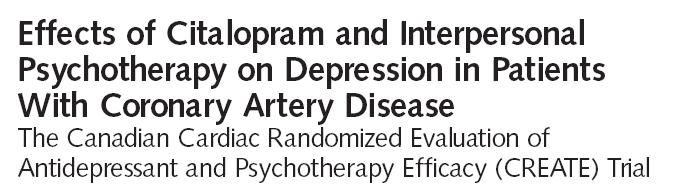 A randomized, controlled, 12-week, parallel-group trial 284 patients with CAD from 9 Canadian academic centers.