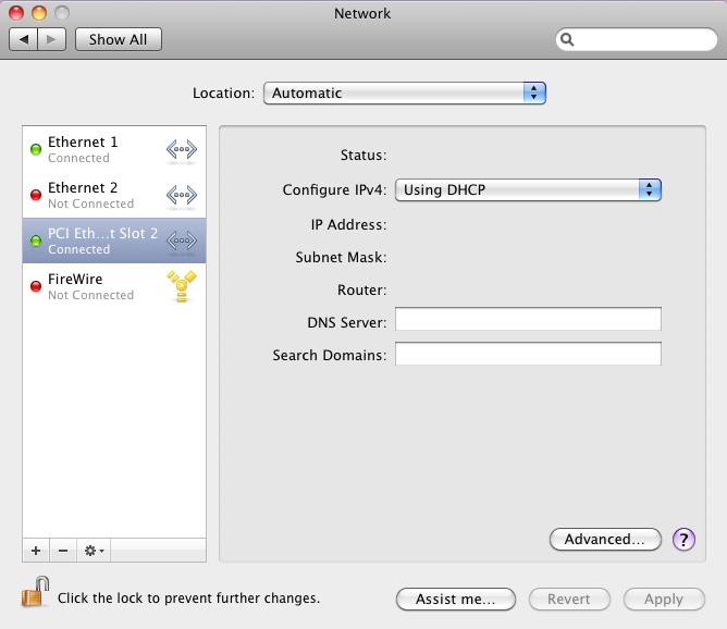 Modifica delle impostazioi della scheda di rete Myricom ei cliet Mac La scheda di rete Myricom da 10 GB richiede la modifica di alcue