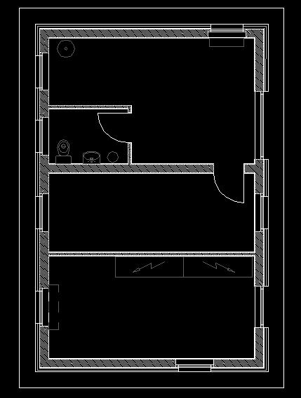 La STRUTTURA 1 è individuata da un edificio suddiviso in 3 differenti locali completamente separati, con accesso indipendente dall esterno e singolarmente destinati ai seguenti usi: - Locale Uffici e