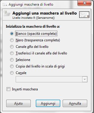 Le altre voci del sottomenu sono di facile comprensione.