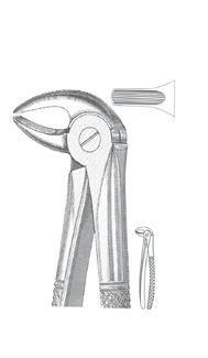 strumentario dentale in acciaio inox Pinze per estrazione PER MASCELLA