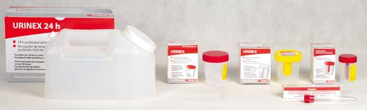 1 manuale d istruzioni multilingue in ogni confezione: GB, FR, IT, ES, PT contenitori urine 24H 25980 Bottiglia 2.500 ml conf. da 30 25981 Contenitore 2.000 ml con impugnatura ergonomica conf.