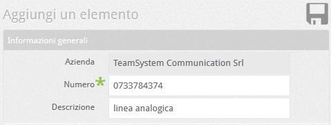 Ricevere le chiamate in ingresso Per ricevere le chiamate dalle linee analogiche collegate al gateway occorre aggiungere ai numeri aziendali del PBX i numeri di telefono già configurati nel