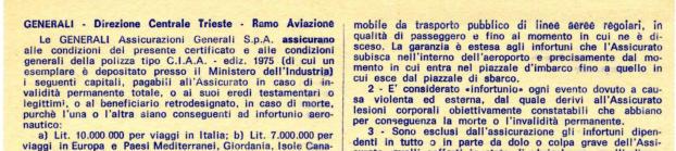 120, tariffa per l interno, con la stampa del contratto assicurativo