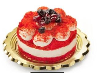 TORTINO VELVET IMBALLO: PZ 6 TORTINO DI VELLUTO ROSSO CON CREMA AL MASCARPONE E YOGURT