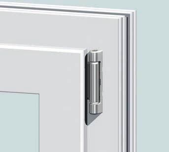 Cerniera a vista TITAN KF Cerniera a vista TITAN KF bandella angolare La cerniera a vista TITAN per serramenti in PVC conquista grazie al suo design esclusivo, all'elevata sicurezza e ai molteplici