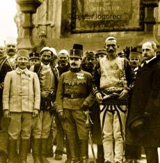 komandanti i forcave ushtarake austriake qe gjindeshin në territoret shqiptare, gjenerali Ignaz Freiherr Trollmann, vizitoj kryeqytetin perandorak austriak Vjenë.
