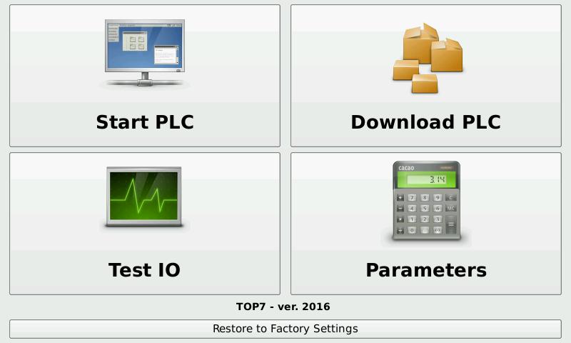 Procedere selezionando il pulsante Test IO.