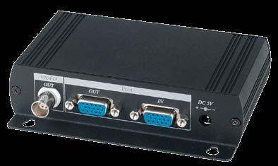 Convertitori PAL VGA e VGA PAL BS-PALVGAHR Convertitore da segnale video PAL a segnale VGA ad alta risoluzione.