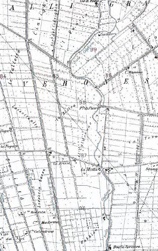 2. INQUADRAMENTO DEL SITO L area d'intervento si colloca nella porzione meridionale del territorio comunale di Villa Bartolomea e più precisamente in Via Motta; la topografia dell area è